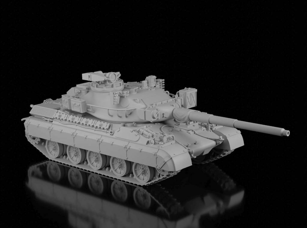 AMX-30B (Wargame3d). Painted Resin Model