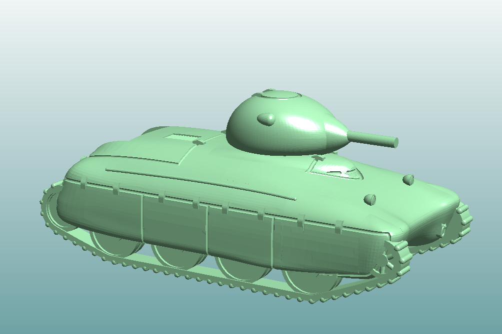 AMX-40 Prototype Cruiser Tank (Panzer Printer)