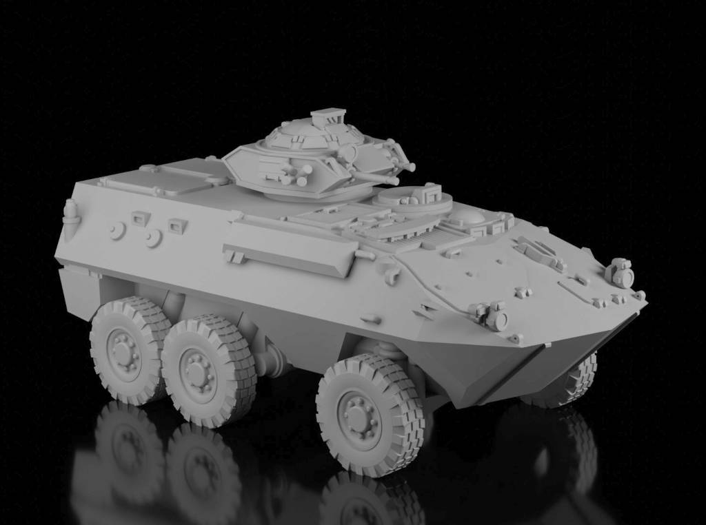 AVGP Grizzly 6x6 AFV (Loxfil). Painted Resin Model