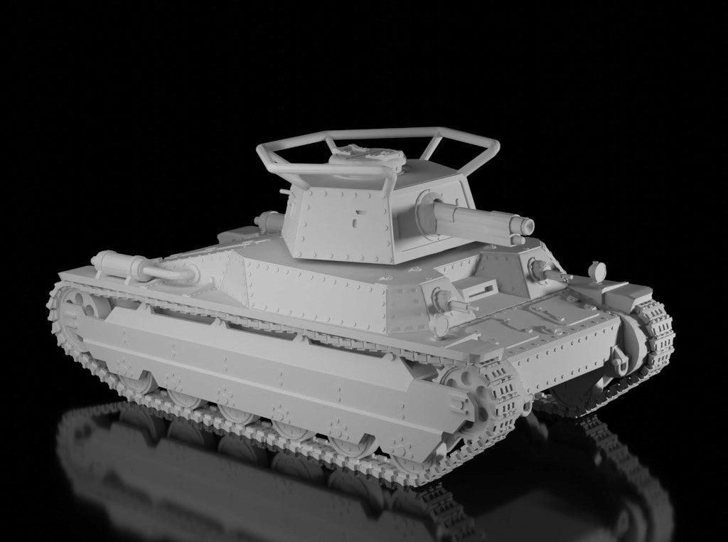 Aichi 96 75mm - Heavy Tank Project. Painted Resin Model