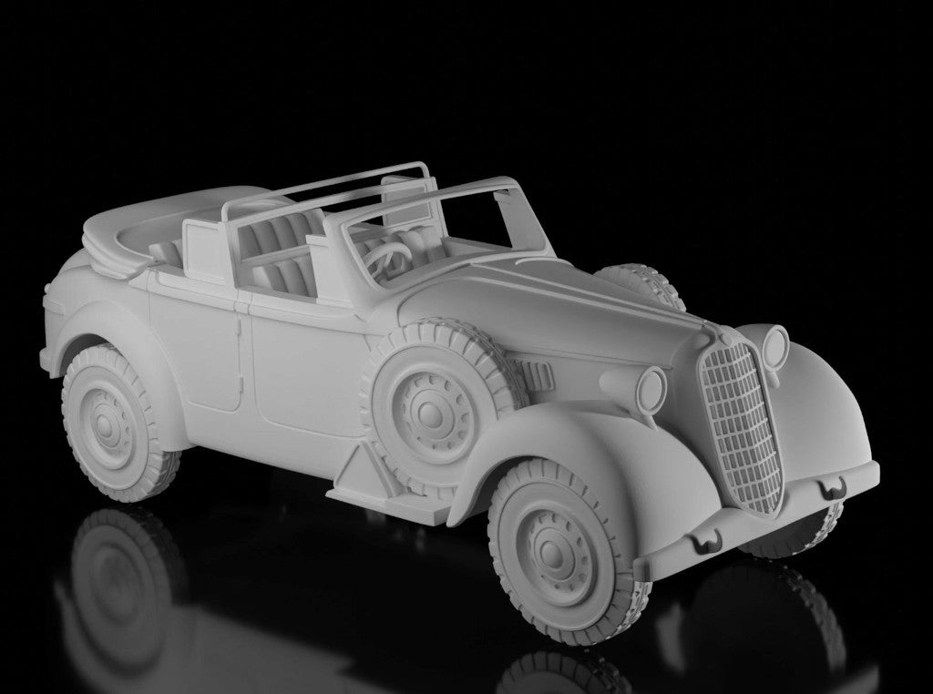 Alfa-Romeo 6C 2500 Coloniale - Roof Down (Wargame3d)