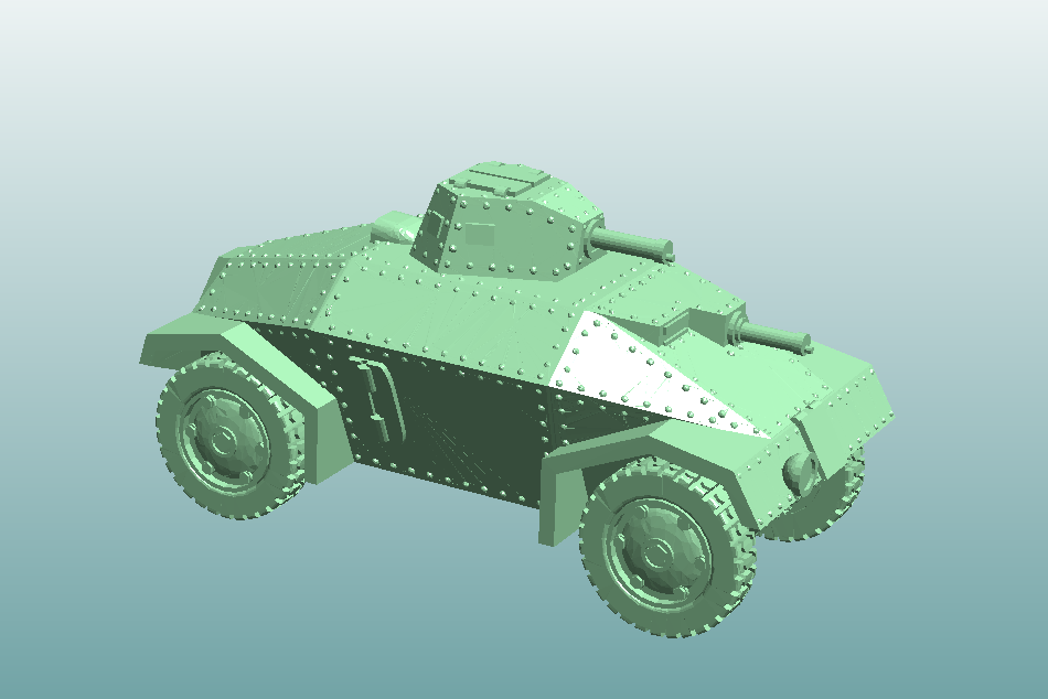 KNIL Alvis-Straussler Armoured Car