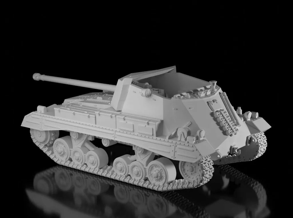 WW2 British 17 Pounder Valentine Mk.I Archer. Unpainted Resin Model