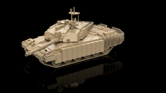 British Post War CHALLENGER 2 TES (Advanced Armour) Painted Resin Model