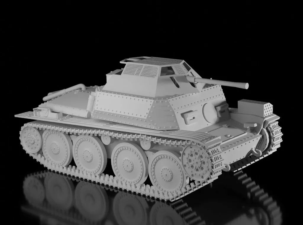 WW2 German Aufklarungspanzer 38(t). UNPainted Resin Model