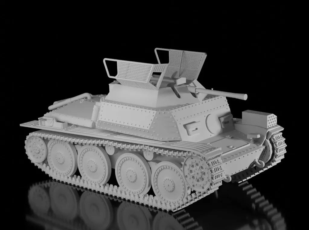 WW2 German Aufklarungspanzer 38(t). UNPainted Resin Model