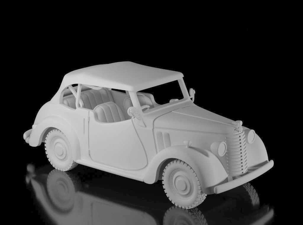 Austin 8AP - Roof Up (Wargame3d)