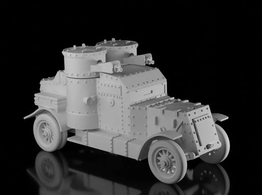 WW1 British Austin 1918 unpainted resin model