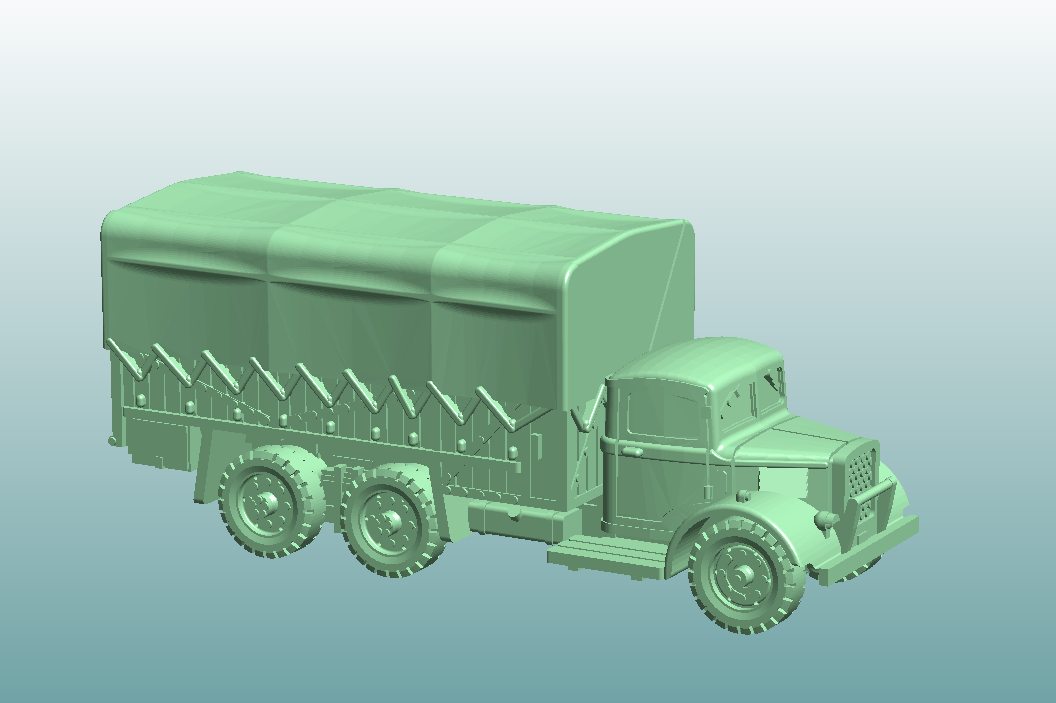 Austin K6 - Offroad Wheel - GS Lorry (Closed Rear)