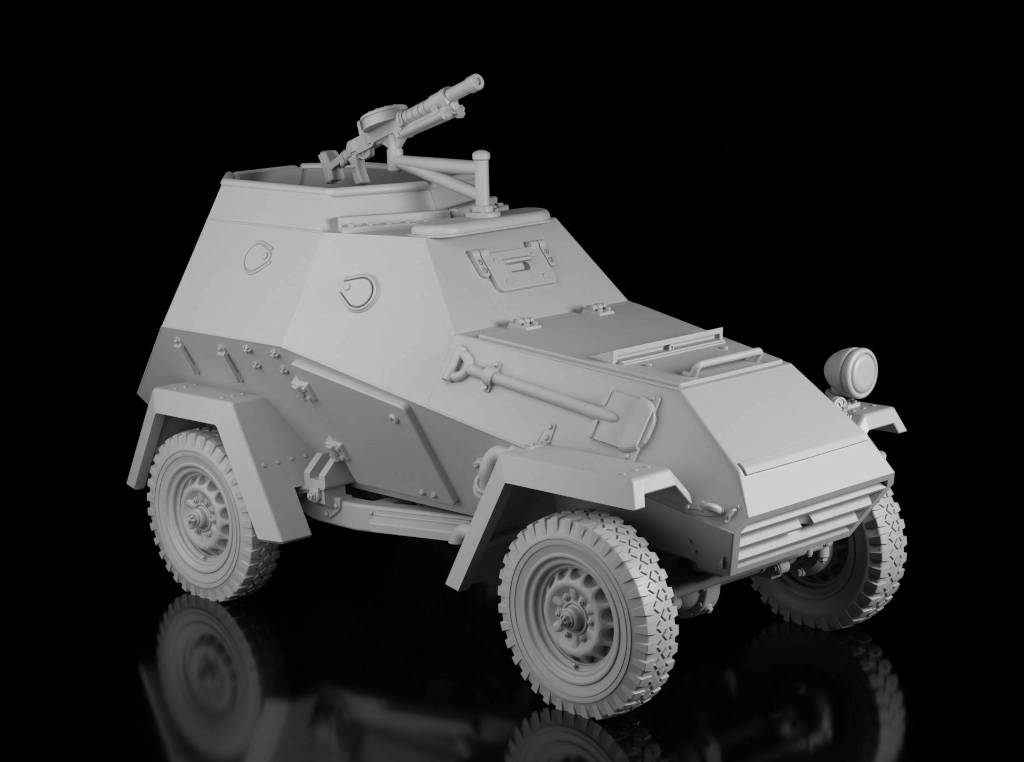 BA-64E (Wargame3d). Painted Resin Model