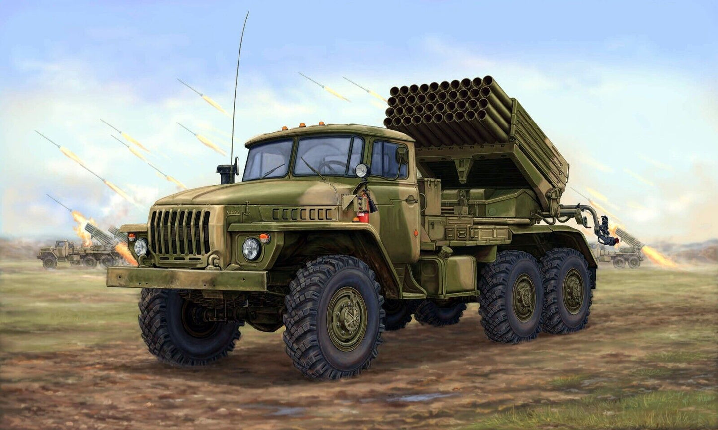 Russian Post War BM-21 Grad. Painted Resin Model