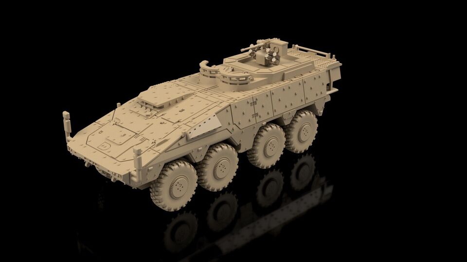 British Post War Boxer IFV. Painted Resin Model