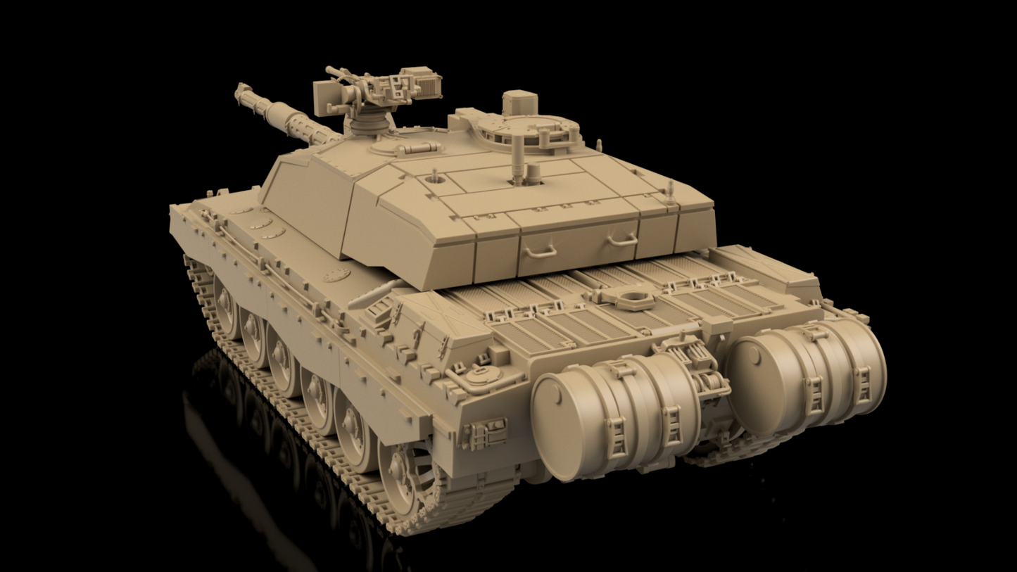 Post War British FV4034 Challenger 2. Painted Resin Model