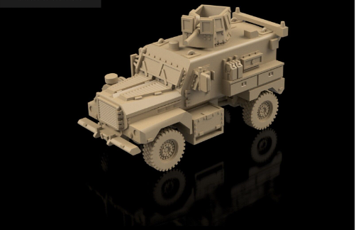 American Post War Couger MRAP. Painted Resin Model