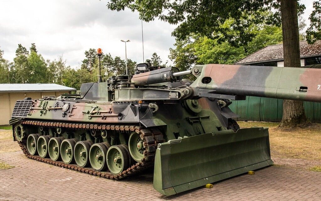 German Post War DACHS Armoured Engineers Vehicle. Painted Resin Model