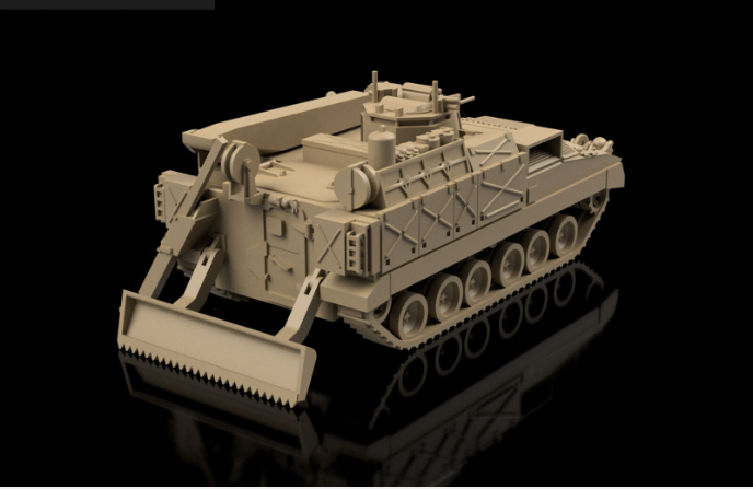 British Post War FV512 Engineer Vehicle. Painted Resin Model