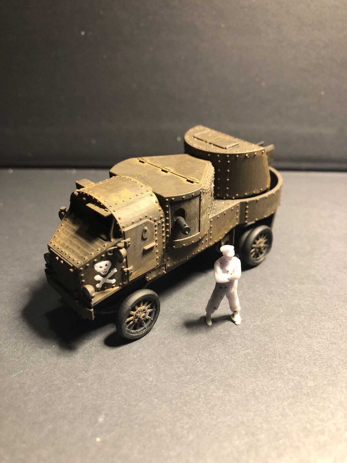 WW1 Russian Garford Putilov Armoured Car. Painted Resin Model