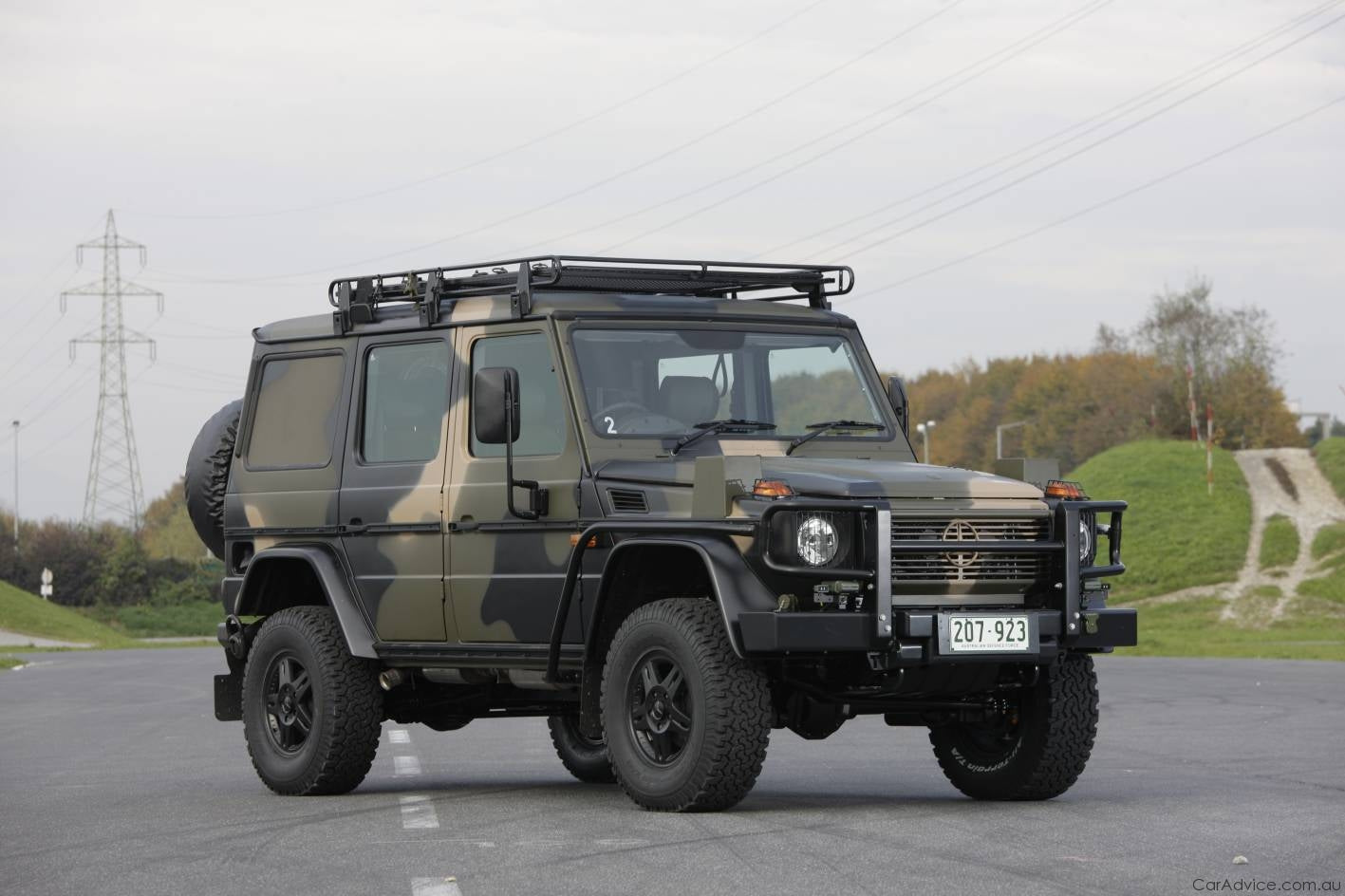 German Post War Mercedes G-Wagen. Painted Resin Model