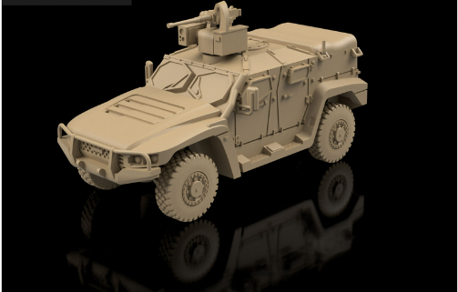 Australian Post War Hawkei Armoured Car. Painted Resin Model