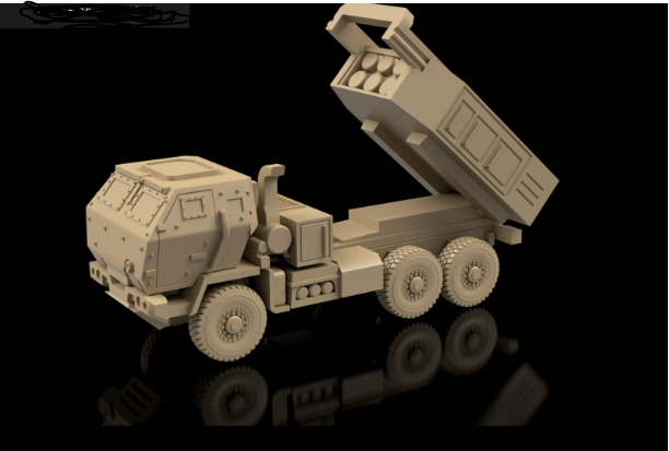 American Post WarM142 HIMARS. Painted Resin Model