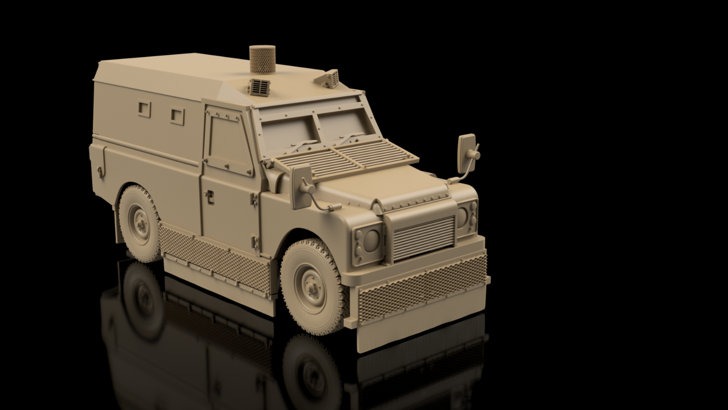 British Land Rover Hotspur. Painted Resin Model