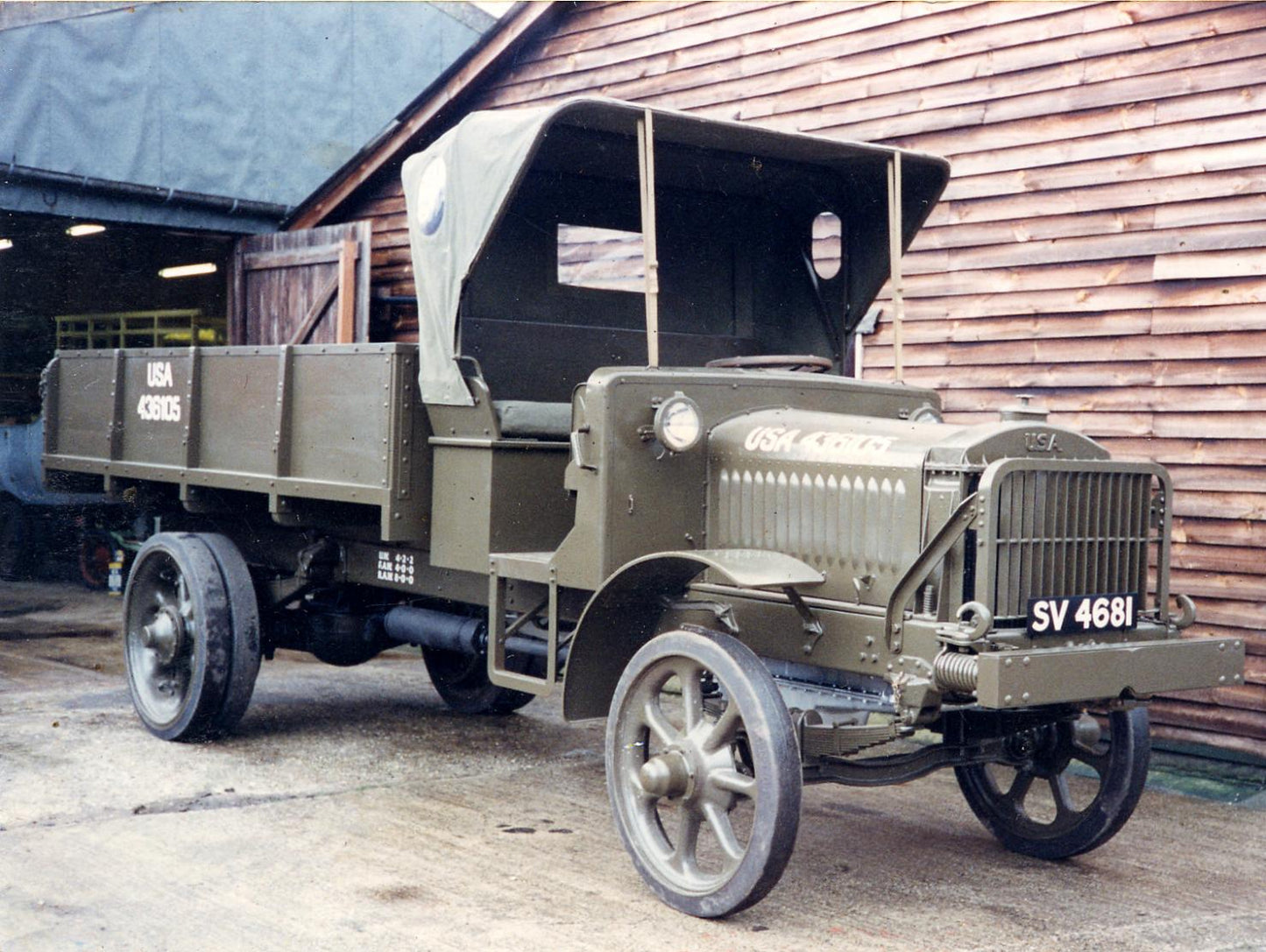 WW1 American Liberty Truck Open Rear. Painted Resin Model