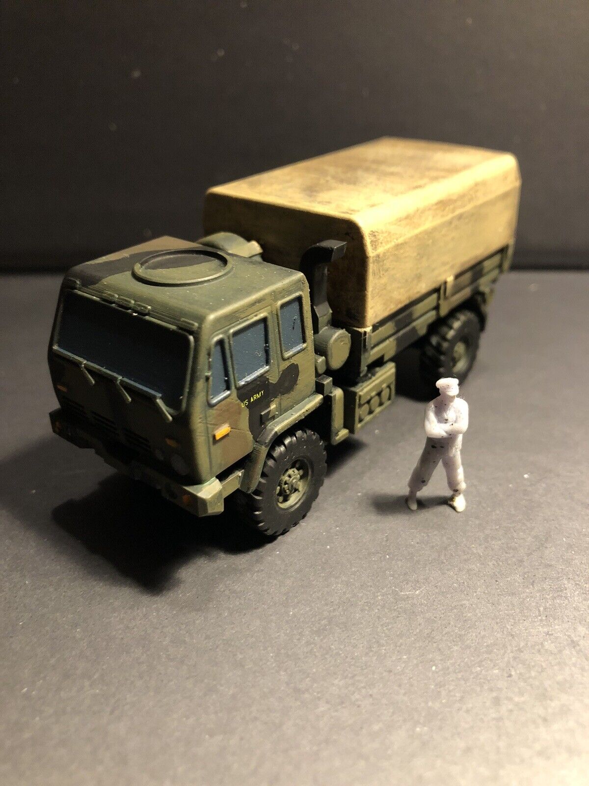 American Post War M1078 Light Truck. Painted Resin Model