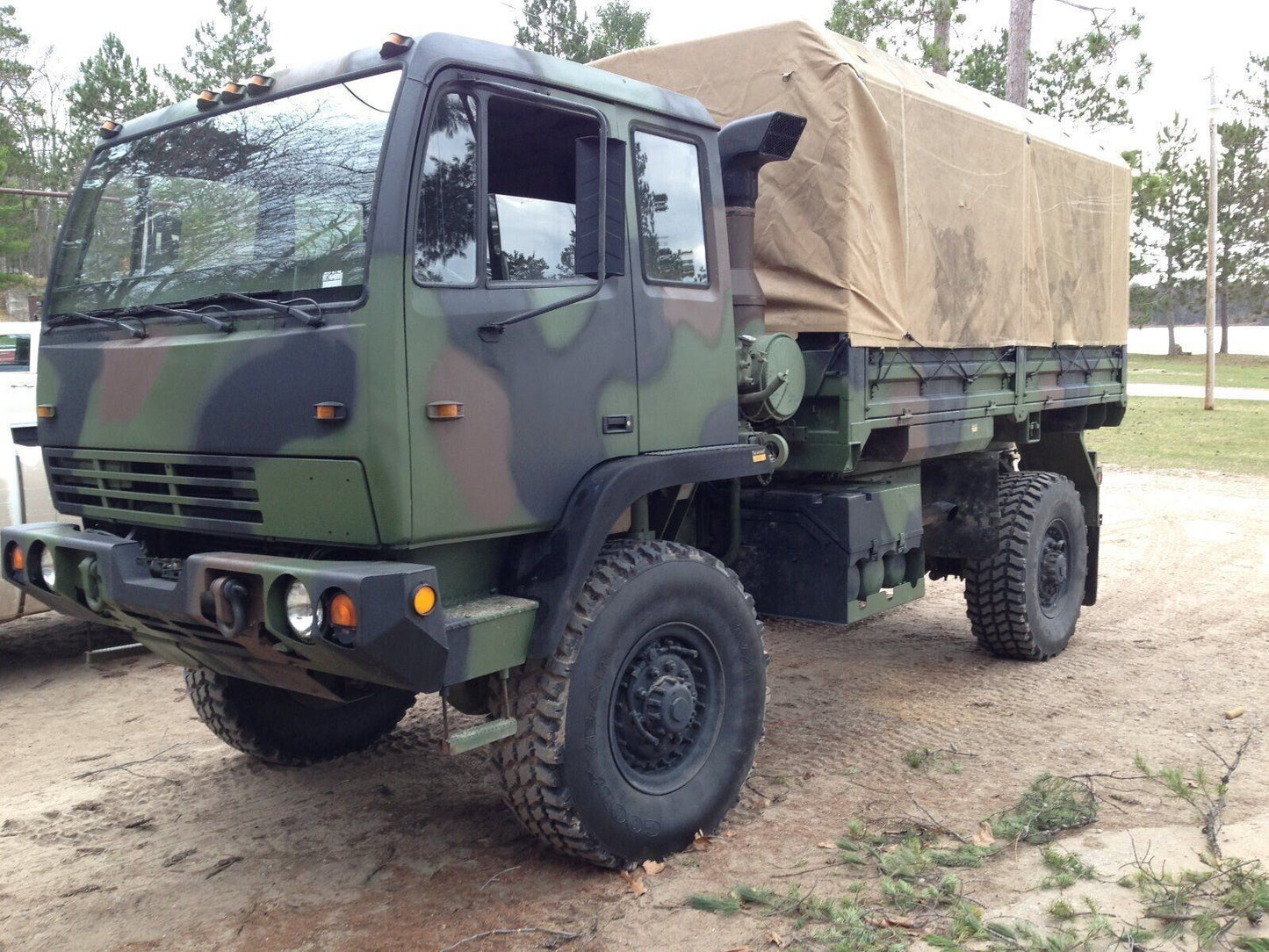 American Post War M1078 Light Truck. Painted Resin Model