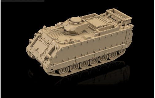 American Post War M113 AS4 APC. Painted Resin Model