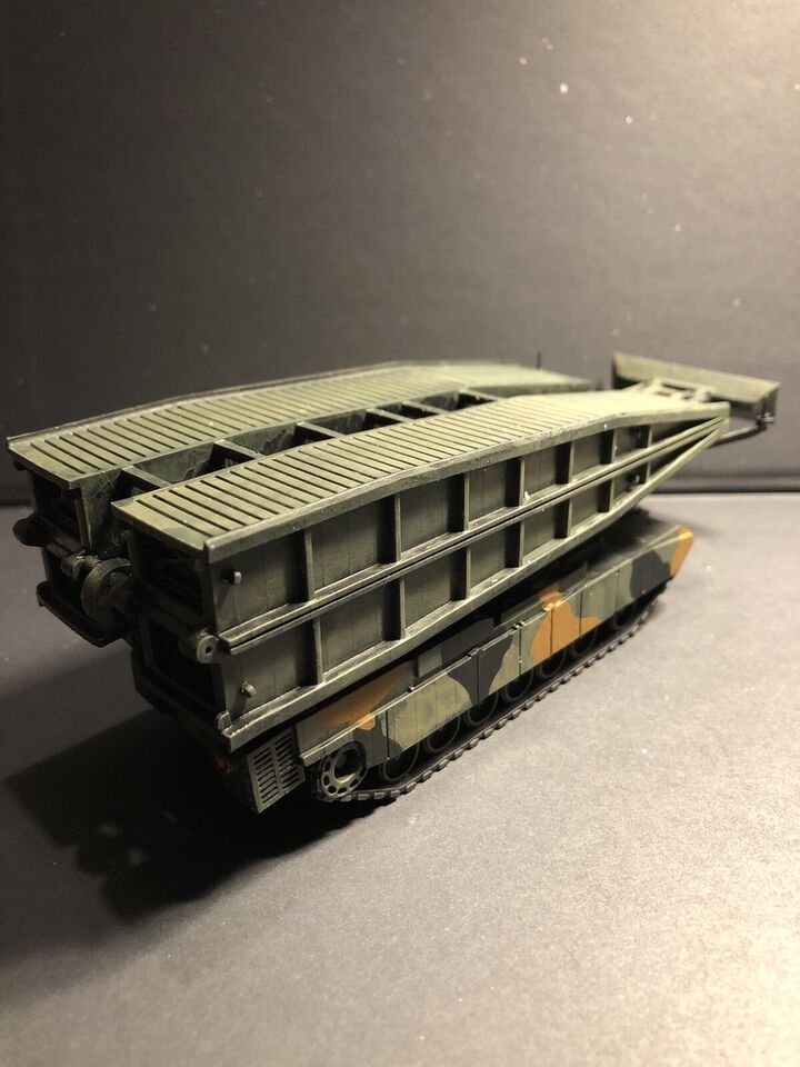 American Post War M1 Abrams Assault Bridge System. Painted Resin Model