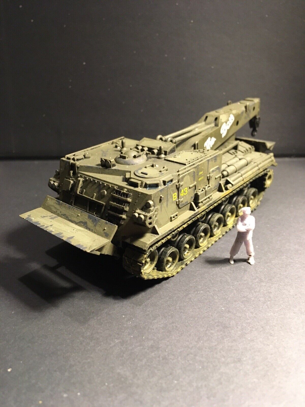 American Post War M51 Heavy Recovery Vehicle. Painted Resin Model