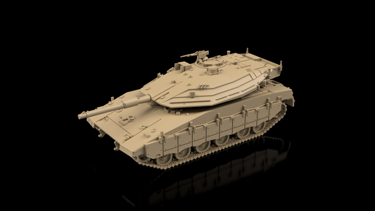 Israeli Merkava IV MBT. Painted Resin Model