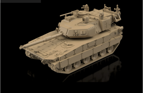 American Post War MPF Light Tank. Painted Resin Model