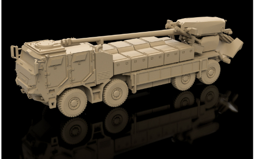 Post War Nexter Caesar 8x8. Painted Resin Model