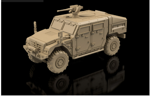 French Post War Renault Sherpa Light APC. Painted Resin Model