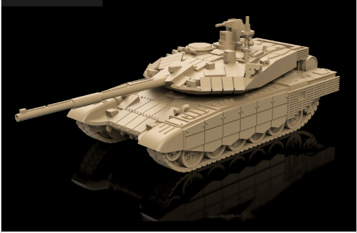 Russian Post War T90 Main Battle Tank. Painted Resin Model