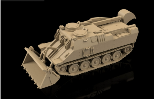 British Post War Terrier Armoured Digger. Painted Resin Model