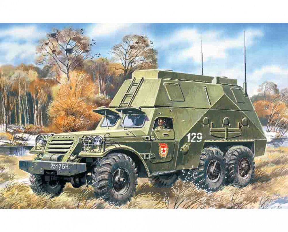 Russian Post War BTR-152S Command Vehicle. Painted Resin Model