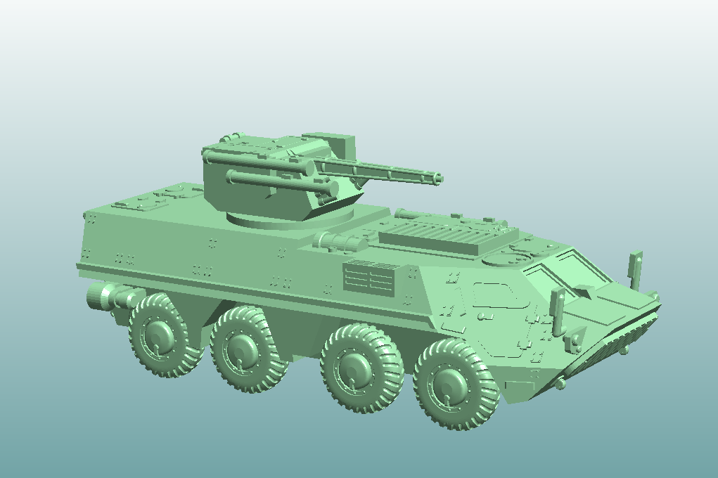 BTR-4E "Bucephalus". Painted Resin Model