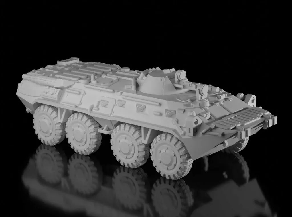 Russian Post War BTR-80. Painted Resin Model