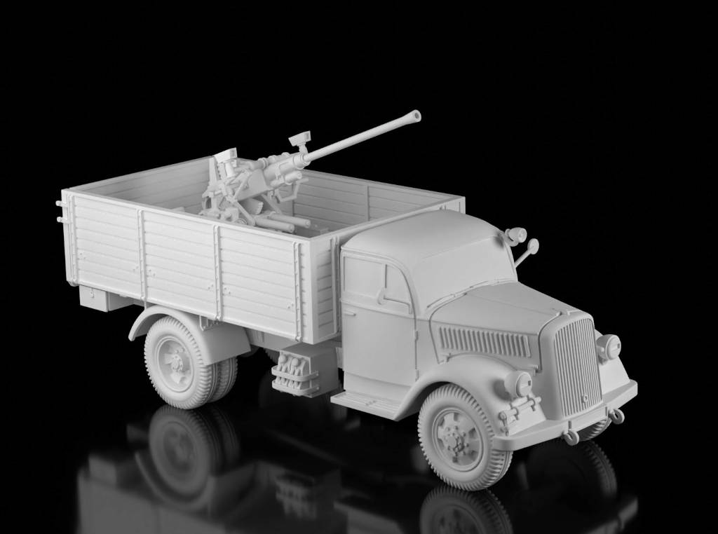 Opel Blitz 40mm Bofors Flak 28 (Wargame3d)