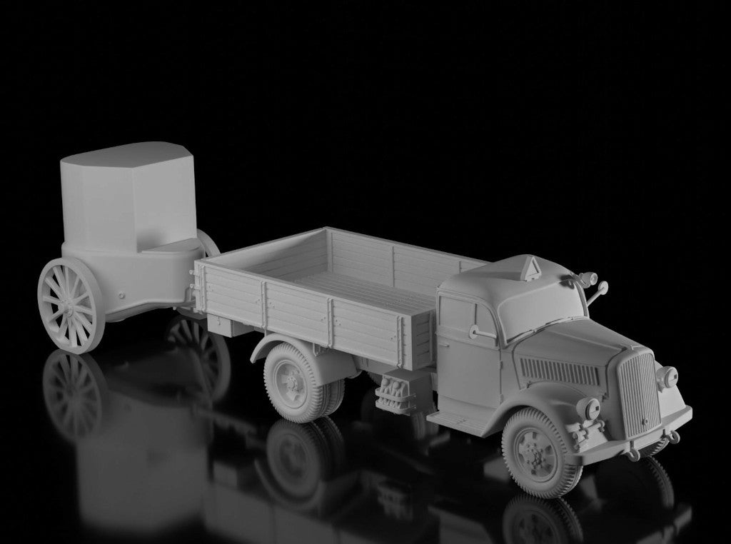 Opel Blitz S (open) & Mobile Bunker