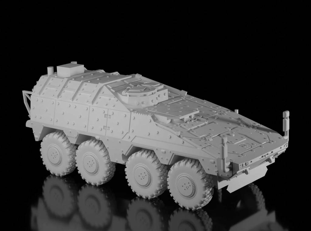 Boxer Ambulance (Guaro3d). Painted Resin Model