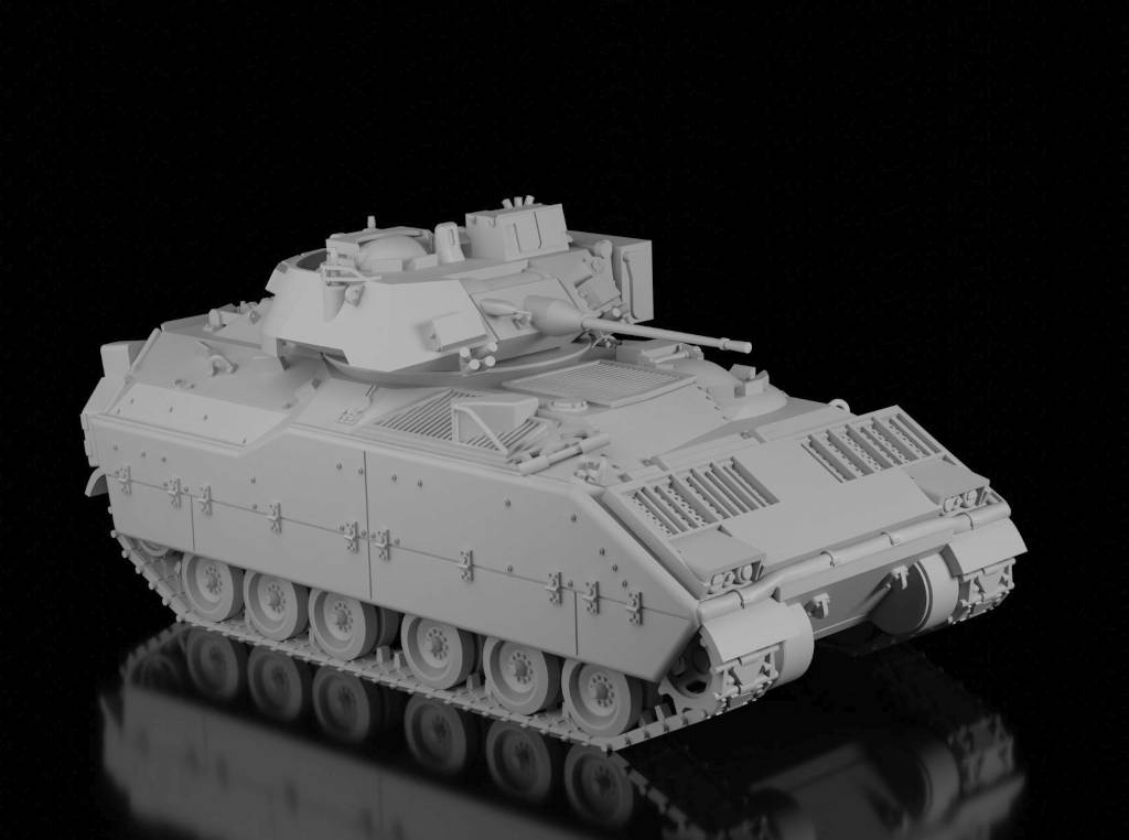 M3 Bradley (Wargame3d). Painted Resin Model