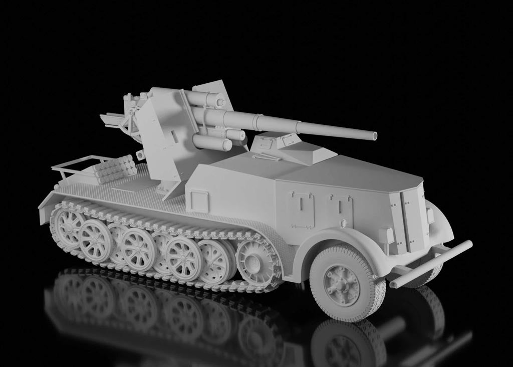 Flak 18 (Sfl) auf Zugkraftwagen 12t "Bunkerflak" (Fylde Armouries)