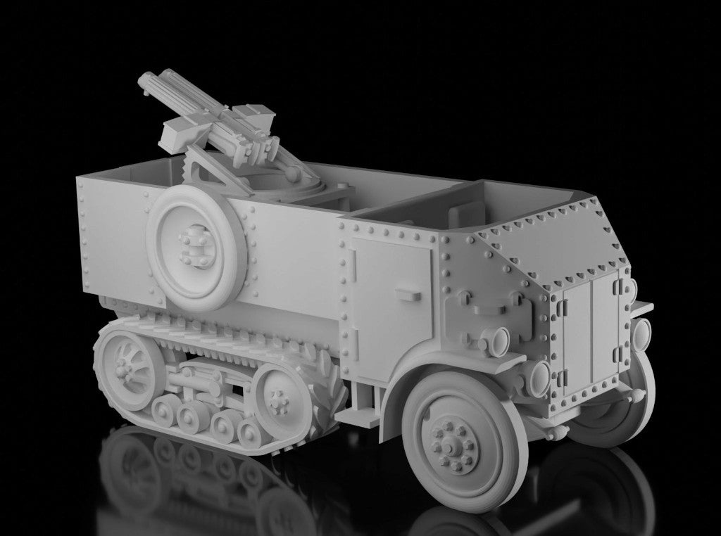 Burford-Kegresse MG Carrier. Painted Resin Model