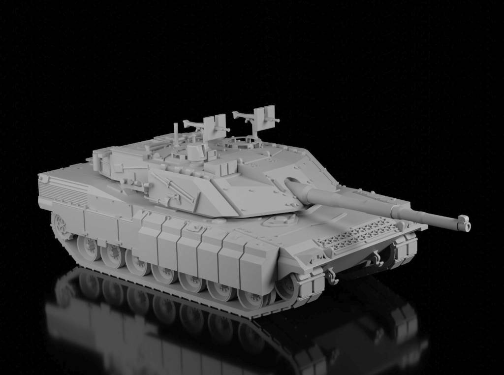 C1 Ariete (Guaro3d). Painted Resin Model
