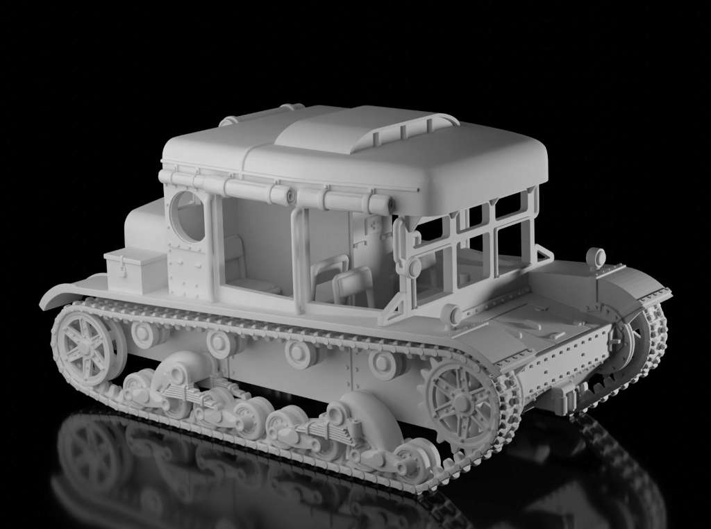C7P Artillery Tractor (Wargame3d)