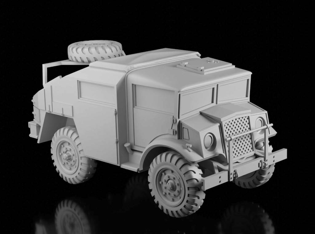 CMP FAT (Wargame3d). Painted Resin Model