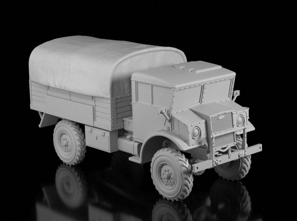 CMP C30 GS Lorry - Covered (Wargame3d). Painted Resin Model